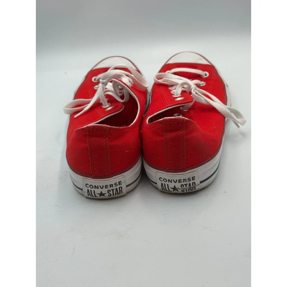 Converse All Star Low Top Red Canvas Sneakers 168958C Mens 11‎ Wos 13